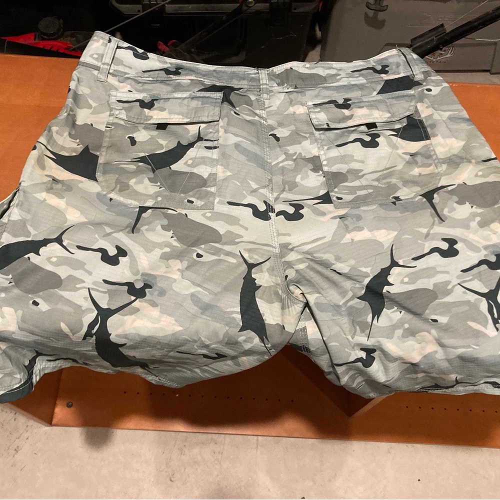 AFTCOTactical Fishing Shorts blue camo  38